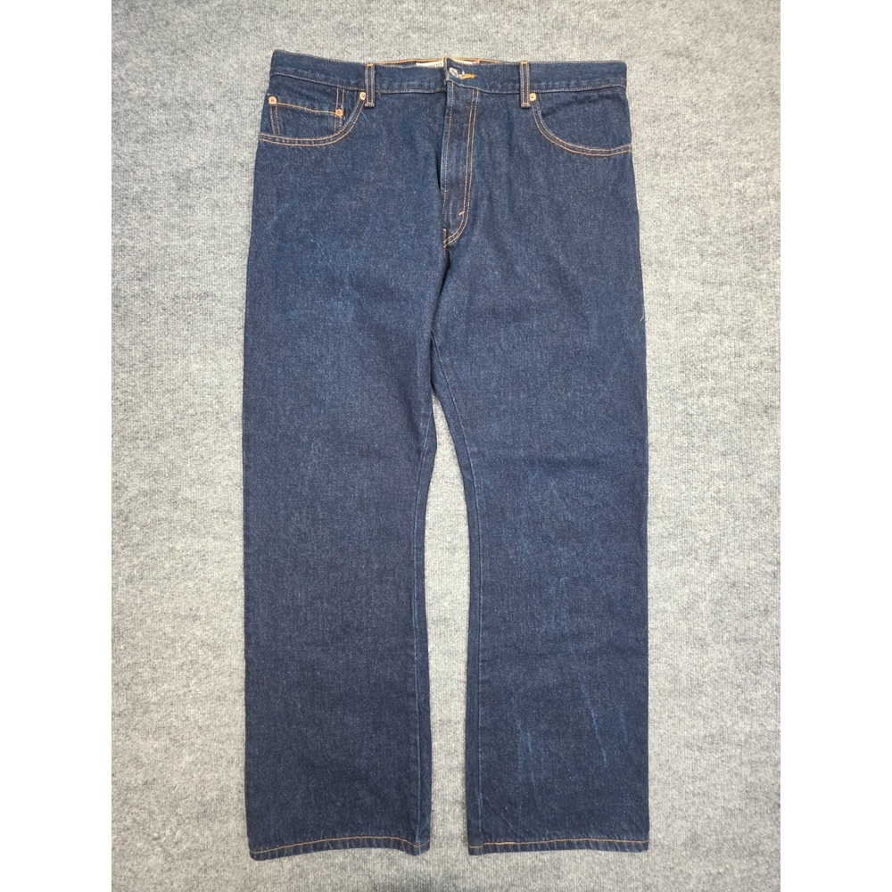Vintage Levi's 517 Bootcut Jeans Men's 38 x 32 (FITS 38 x 30.5) Dark Wash Y2K